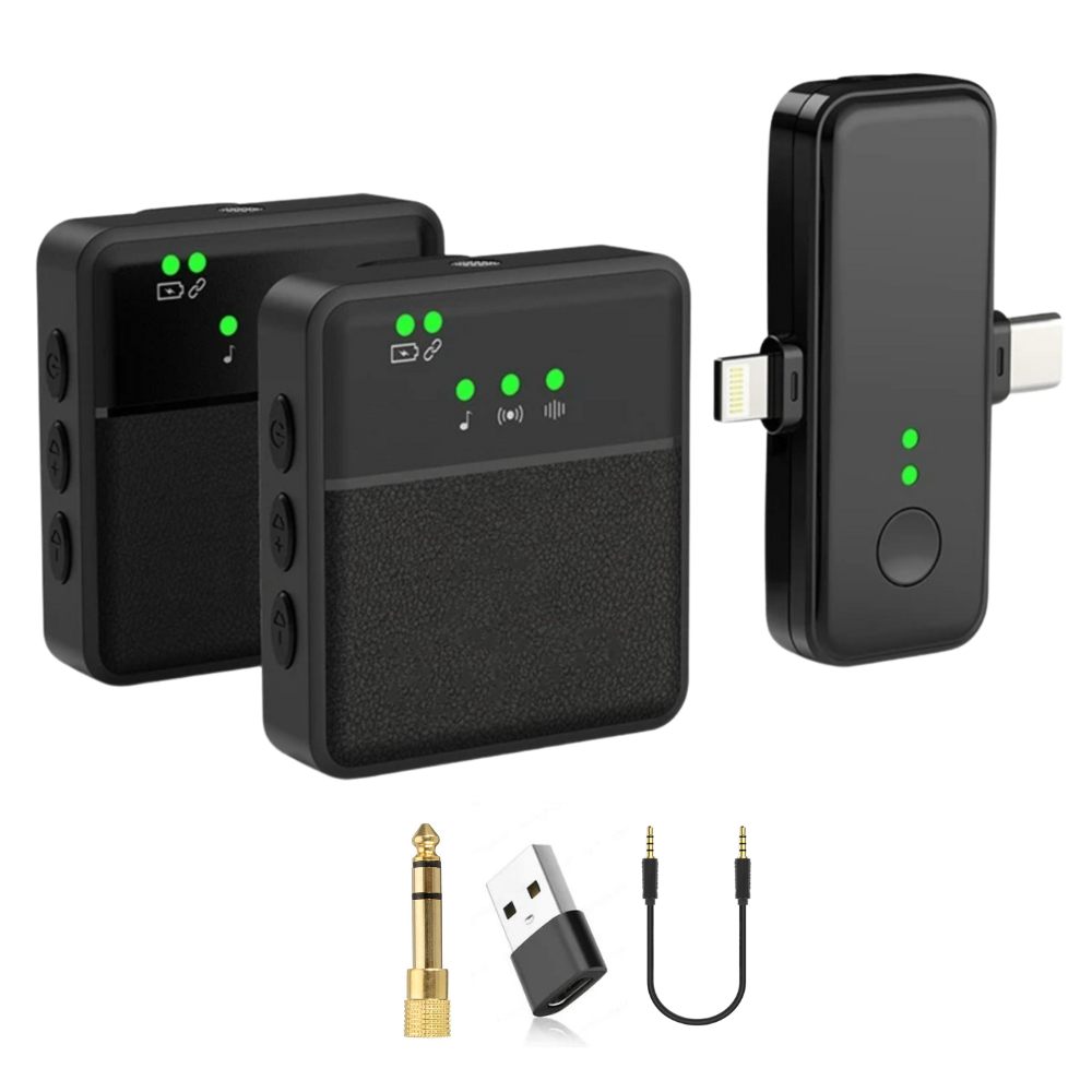 Premium Wireless Bluetooth Lavalier Lapel Microphone