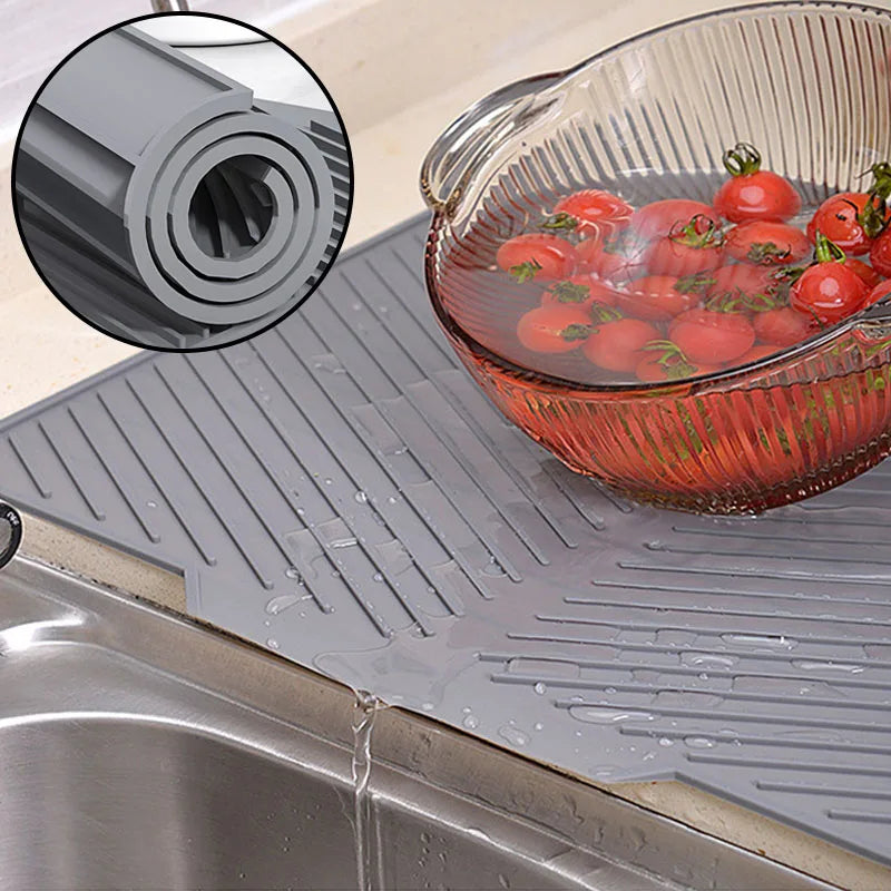 Premium Silicone Countertop Dish Drying Mat