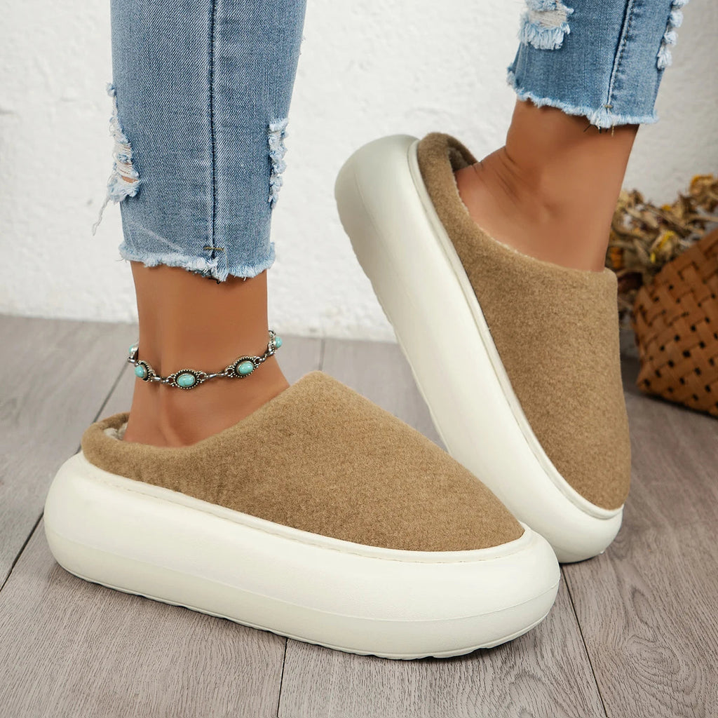 Cozy Plush Indoor Slippers for Women