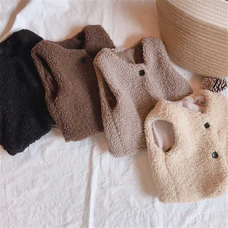 Kids' Lambswool Winter Waistcoat