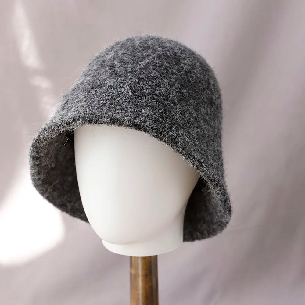Women's Premium Wool Winter Bucket Hat