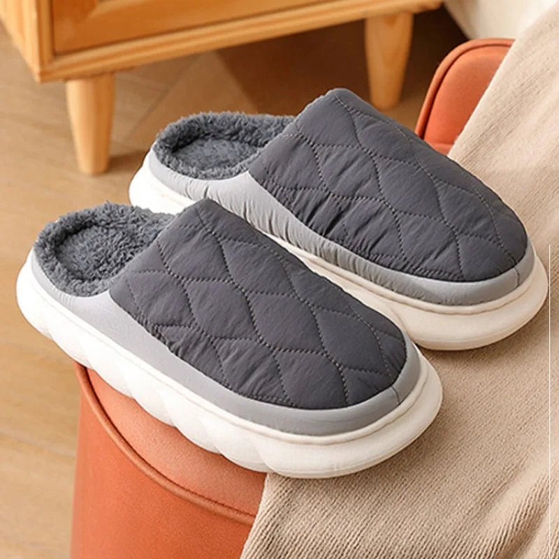 Men's Waterproof Winter Slippers