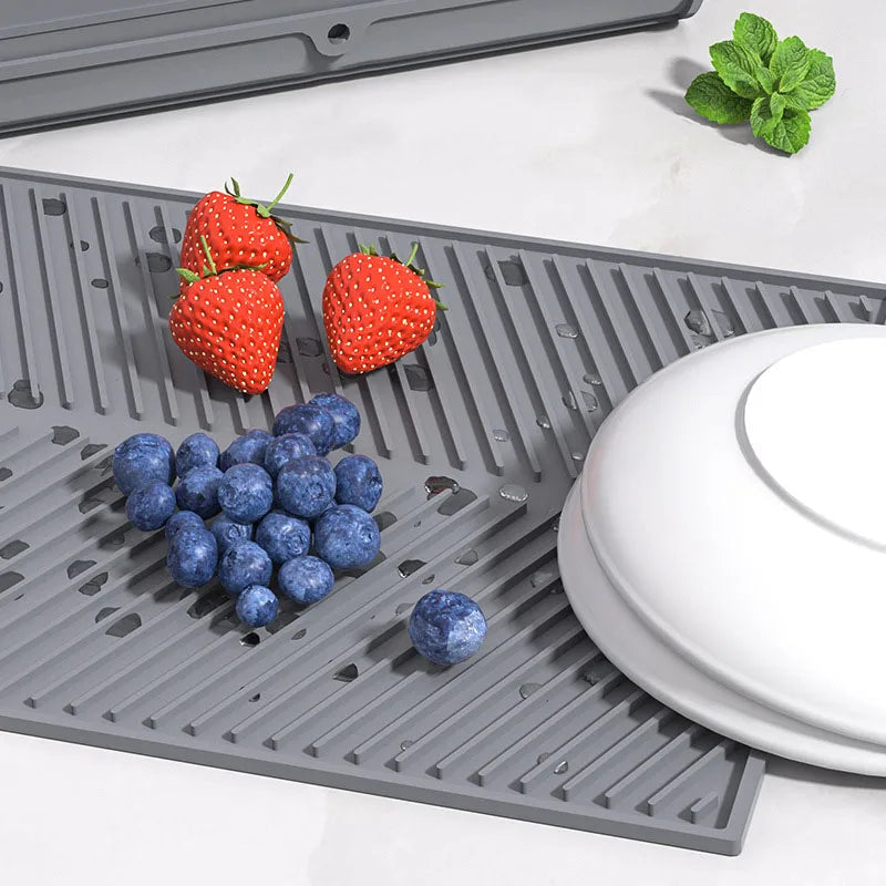 Premium Silicone Countertop Dish Drying Mat