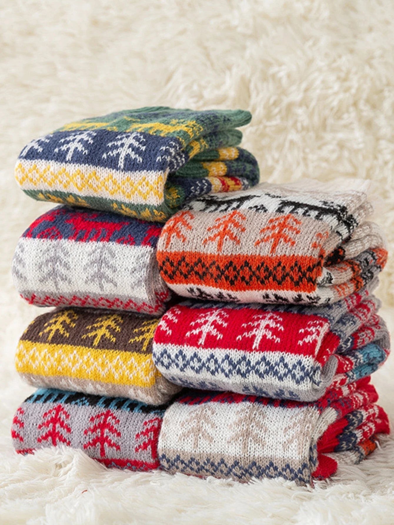 Ultra-Soft Knit Leg Warmers for Fall and Winter