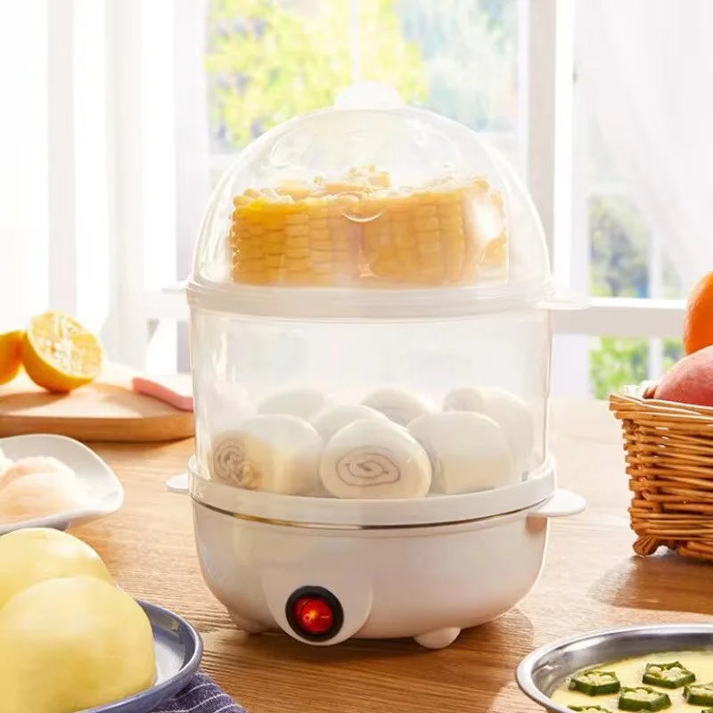 Two-Tier Multifunction Electric Egg Cooker