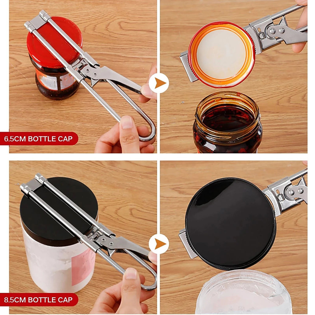 Premium Adjustable Stainless Steel Jar Opener