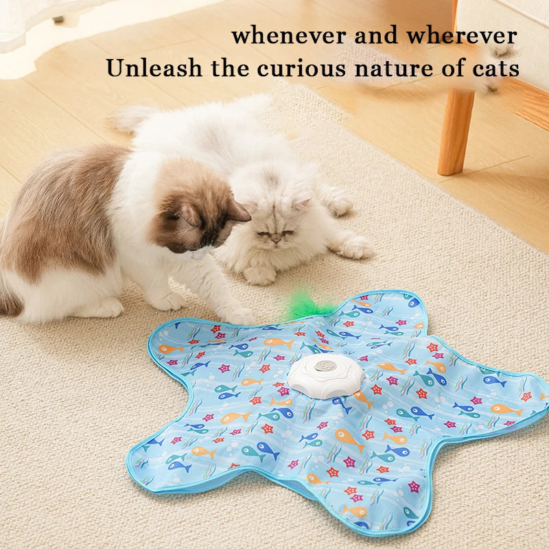 Automatic Hide-and-Seek Interactive Cat Toy