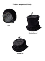 All-in-One Fleece Balaclava with Built-In Face Mask and Neck Warmer