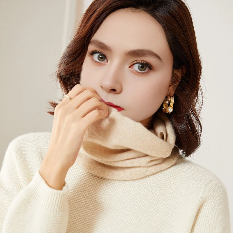 Merino Wool Face Mask & Winter Scarf Set