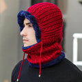 Cozy Winter Knit Balaclava with Scarf