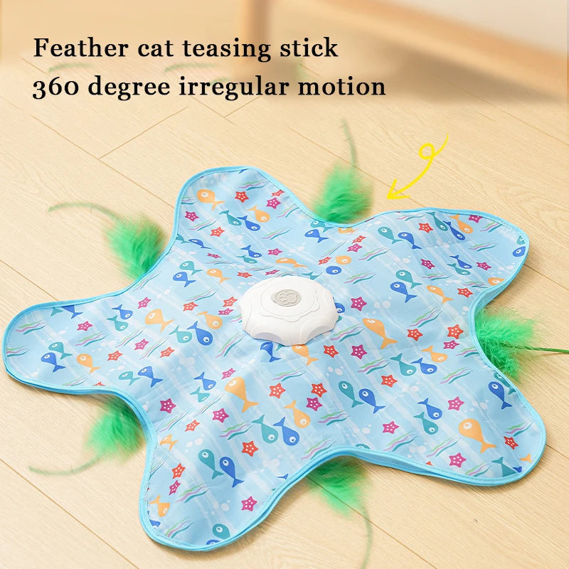 Automatic Hide-and-Seek Interactive Cat Toy