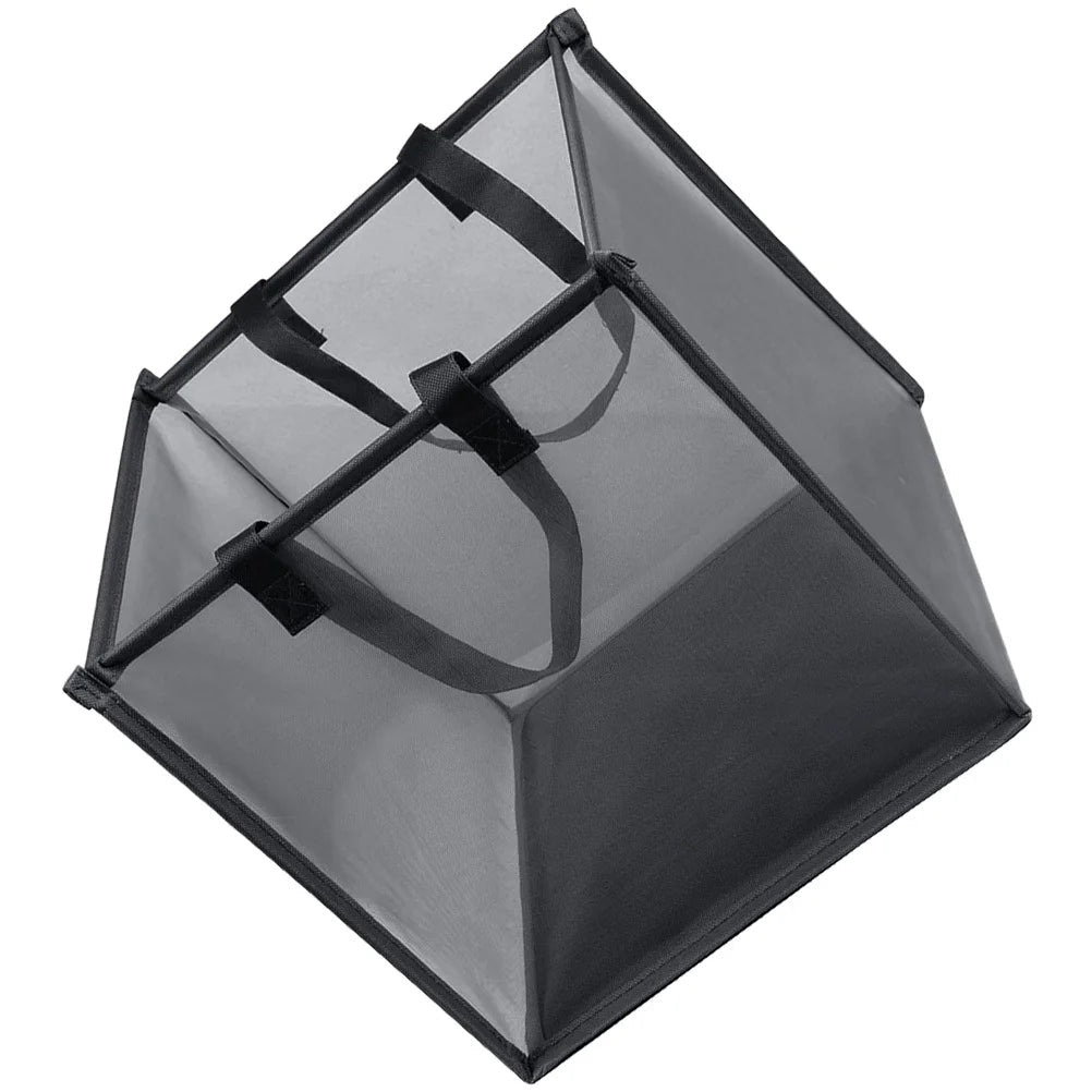 Collapsible Mesh Laundry Hamper with Easy-Grip Handles