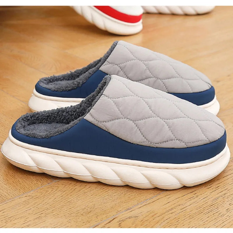Men's Waterproof Winter Slippers