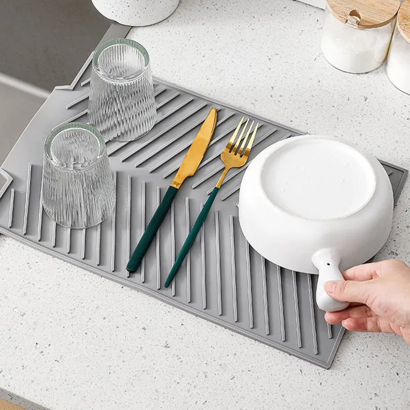 Premium Silicone Countertop Dish Drying Mat
