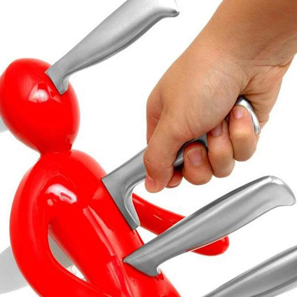 Humanoid-Inspired Kitchen Knife Holder Set