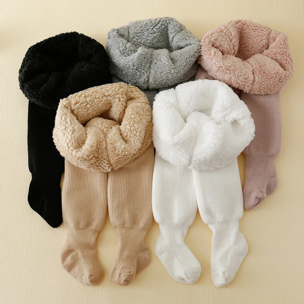 Kids' Cozy Winter Fleece-Lined Leggings