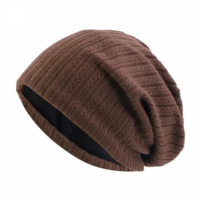 Winter Wheat-Pattern Cotton Beanie Hat