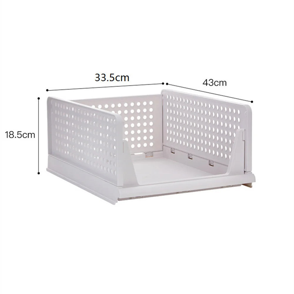 Stackable Plastic Closet Drawer Organizer