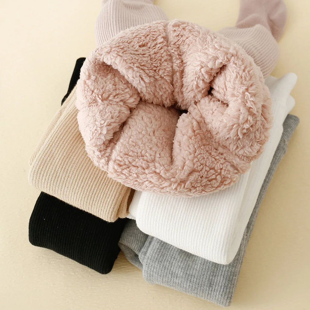 Kids' Cozy Winter Fleece-Lined Leggings