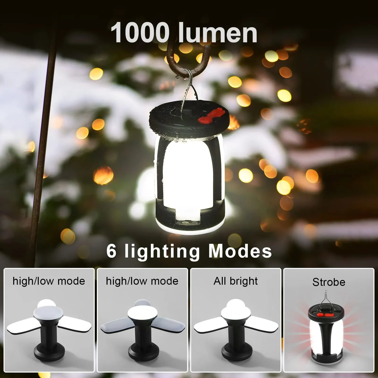 Solar USB Folding Leaf Lantern for Camping