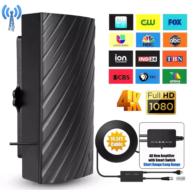 Ultra Long-Range Indoor HDTV 4K Antenna