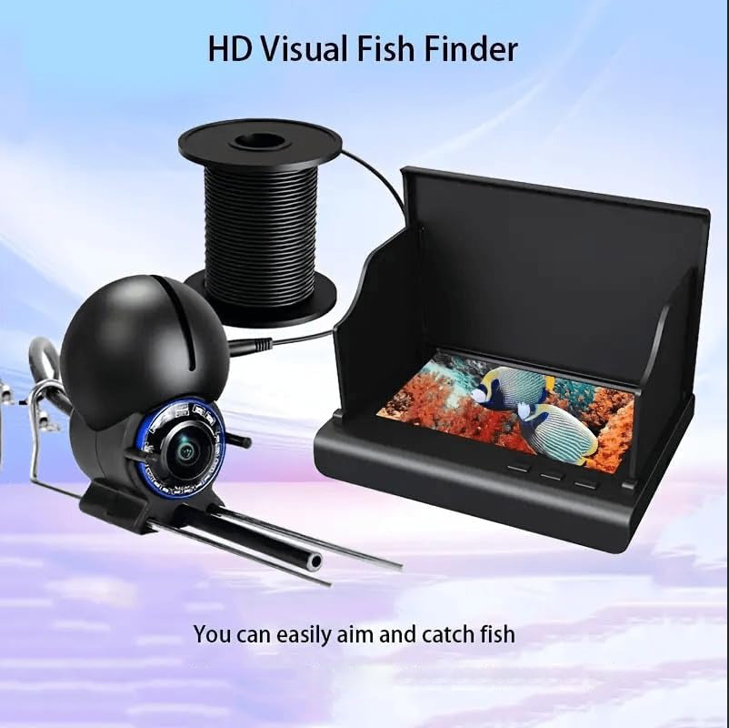 Compact Portable Underwater Fishing Camera with 4.3-Inch