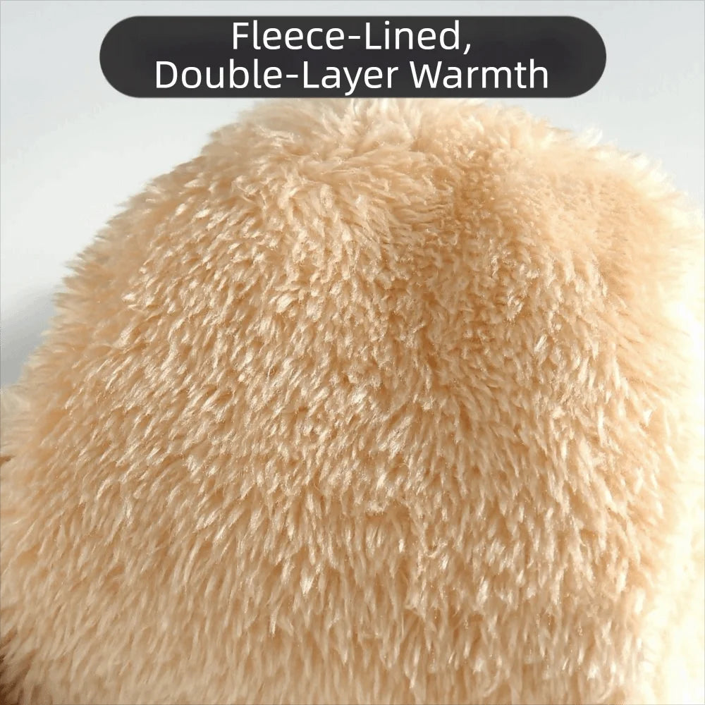 Cozy Double-Layer Fleece-Lined Winter Mittens for Ultra