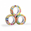 Premium Magnetic Fidget Ring Spinner Set for Stress