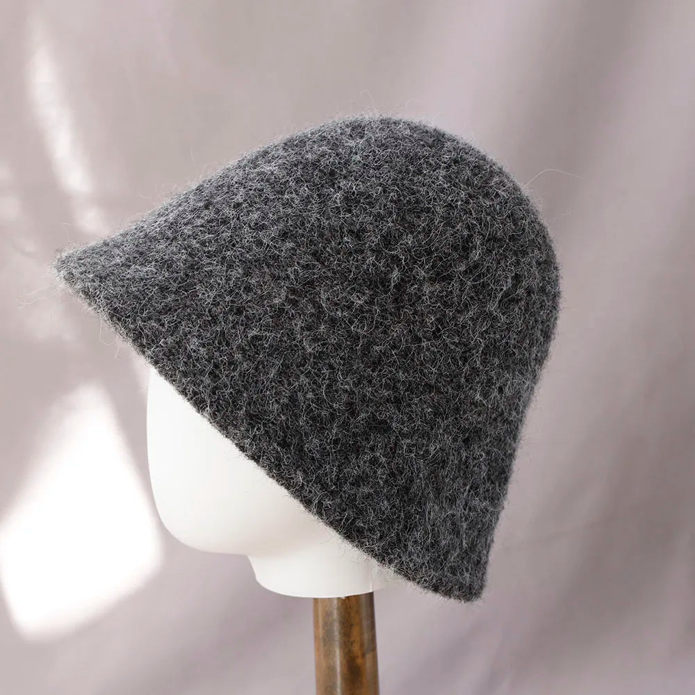Women's Premium Wool Winter Bucket Hat