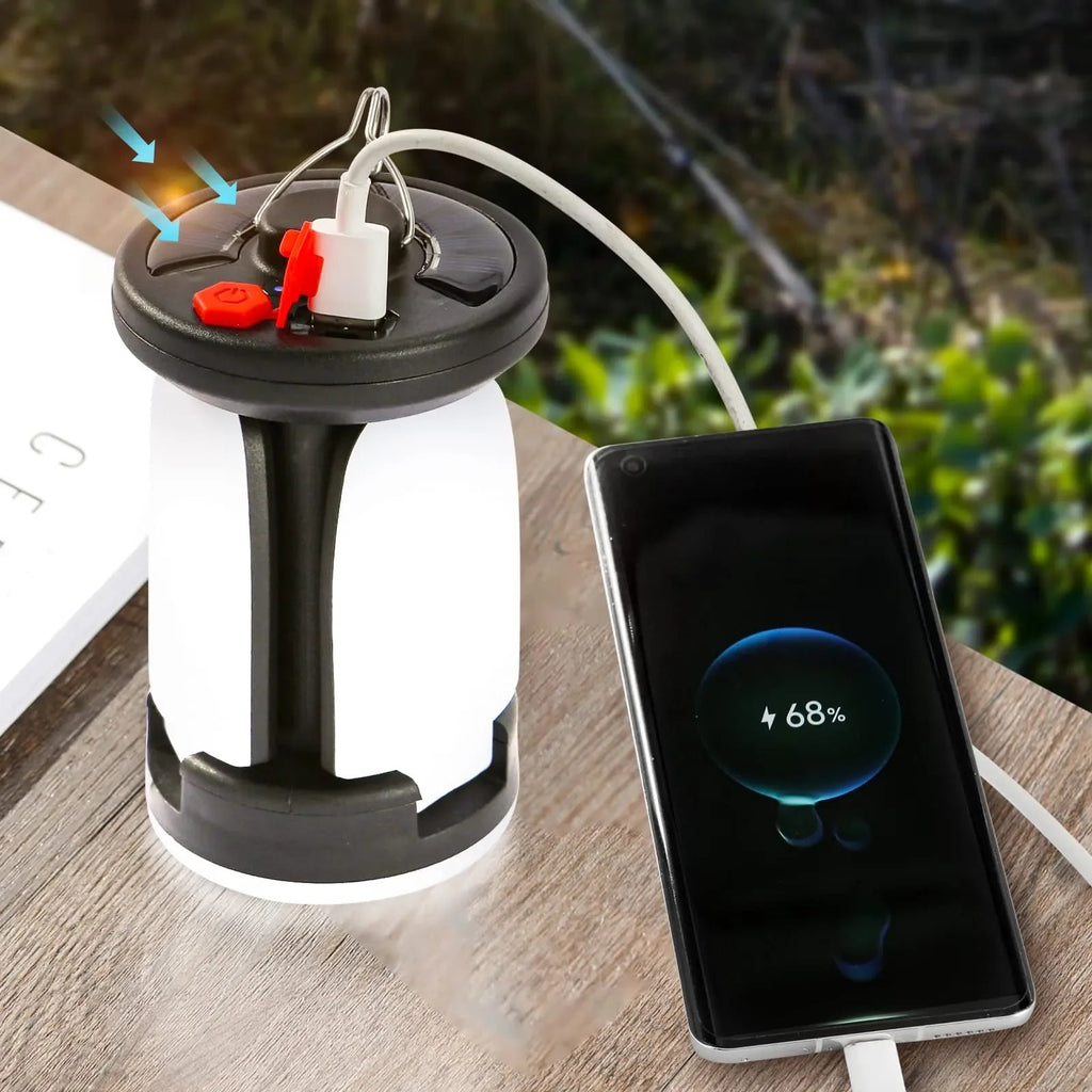 Solar USB Folding Leaf Lantern for Camping