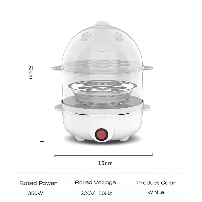 Two-Tier Multifunction Electric Egg Cooker