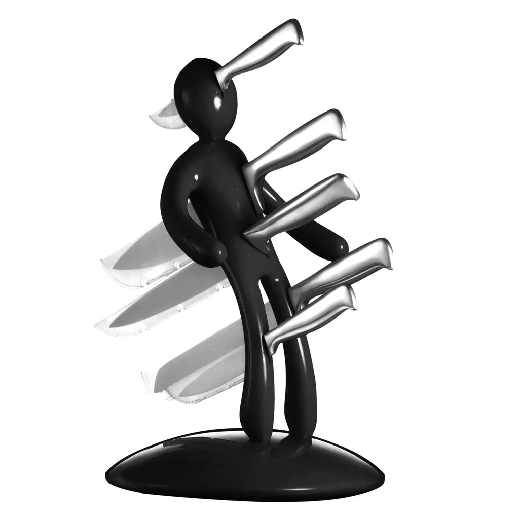 Humanoid-Inspired Kitchen Knife Holder Set