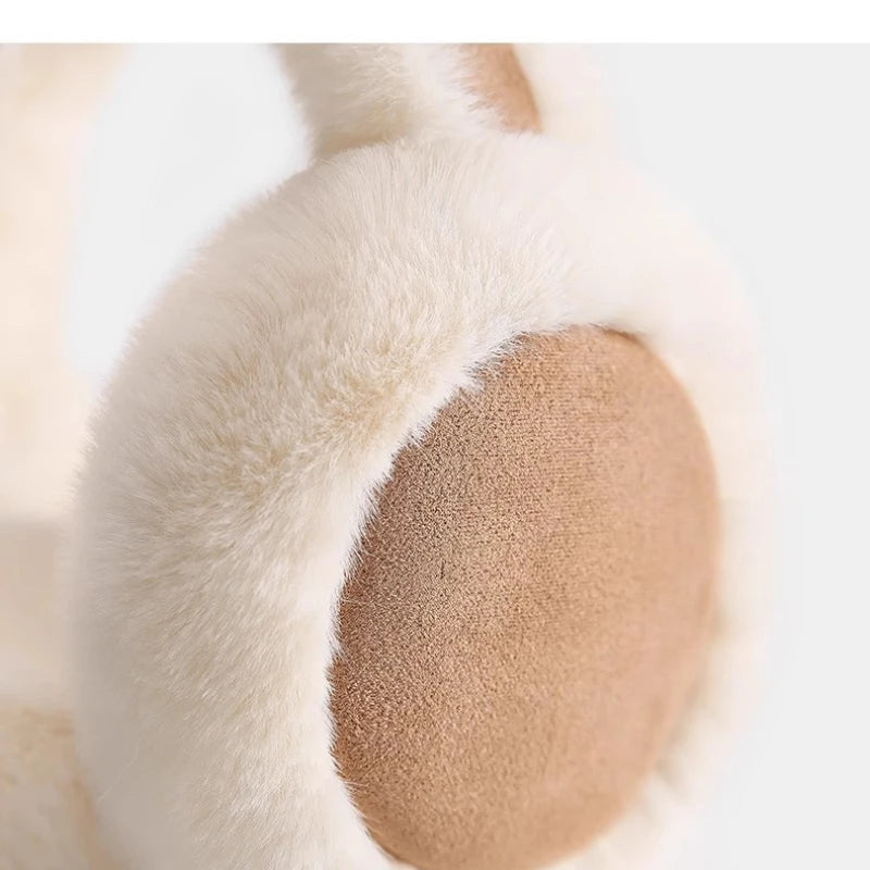 Cozy Plush Ear Muffs Winter Headband