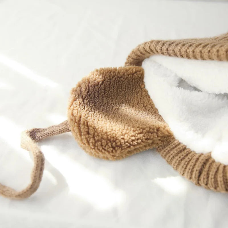 Cozy Kids' Knit Beanie with Earflaps