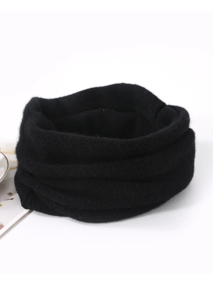 Merino Wool Face Mask & Winter Scarf Set