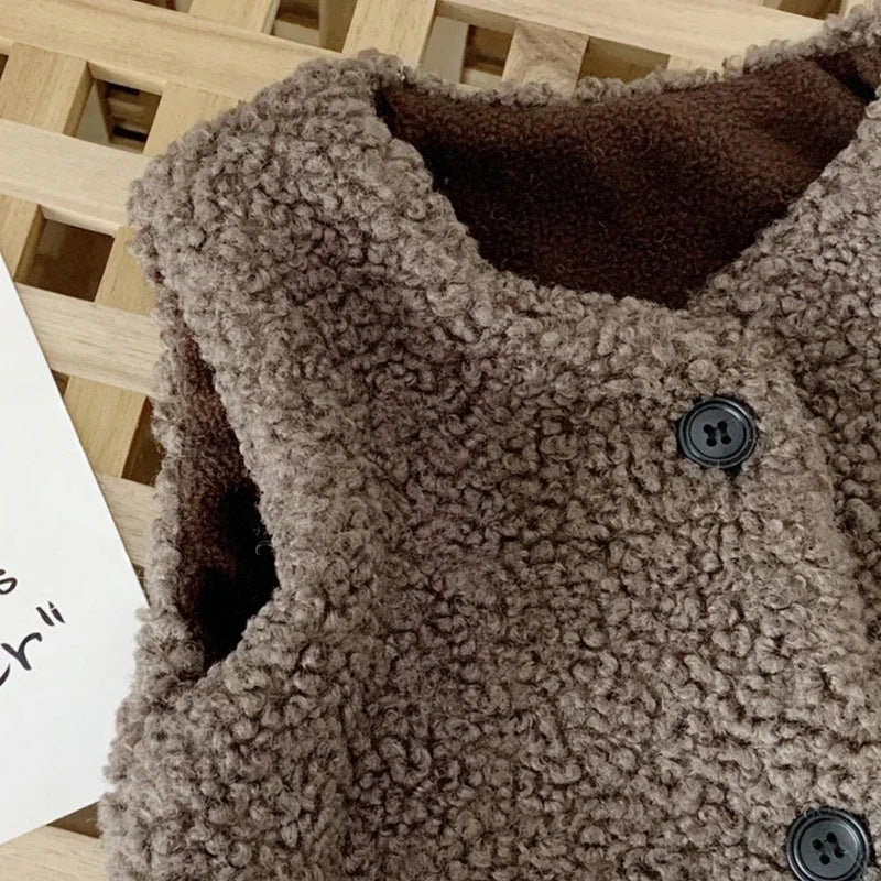 Kids' Lambswool Winter Waistcoat
