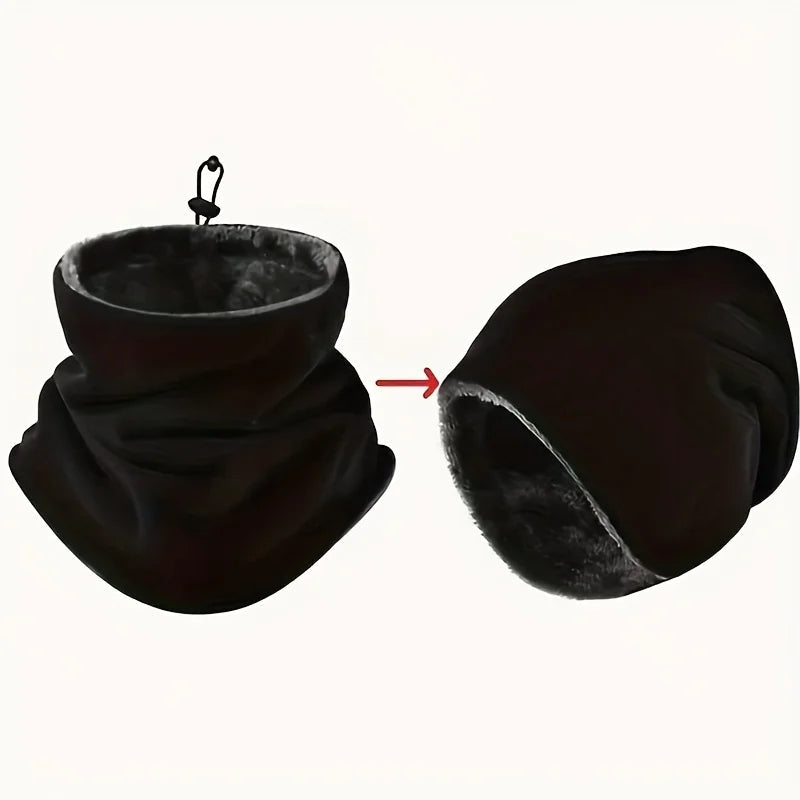 All-in-One Fleece Balaclava with Built-In Face Mask
