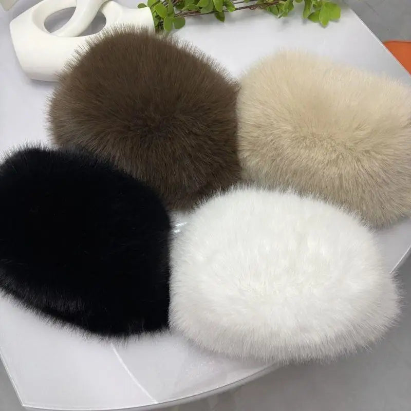 Luxurious Faux-Fur Winter Hat for Cozy Warmth & Style