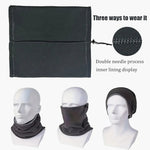 All-in-One Fleece Balaclava with Built-In Face Mask and Neck Warmer
