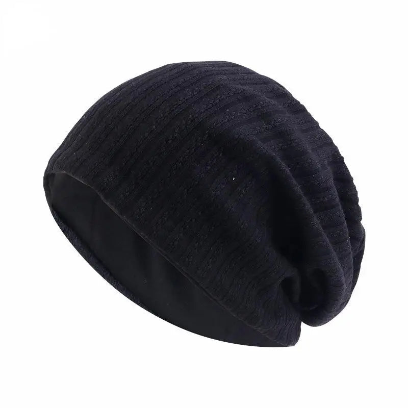 Winter Wheat-Pattern Cotton Beanie Hat