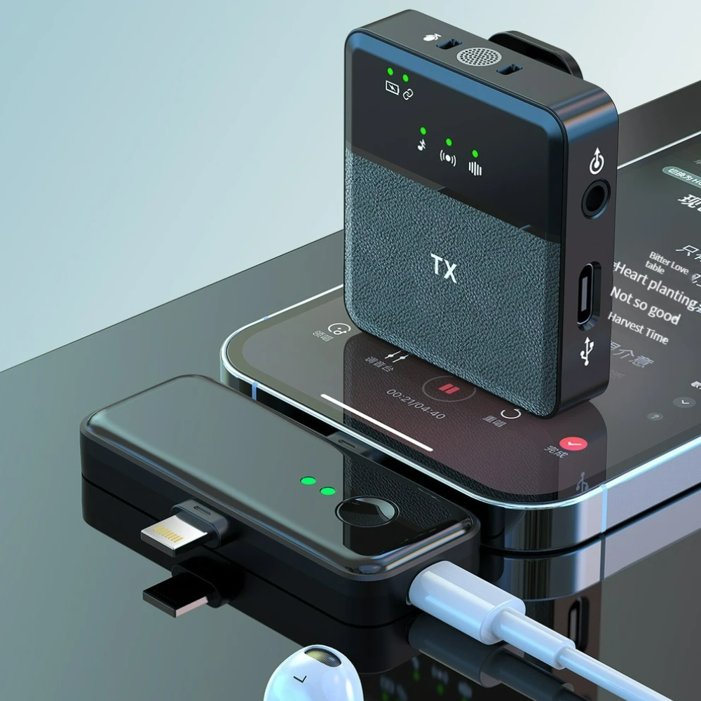 Premium Wireless Bluetooth Lavalier Lapel Microphone