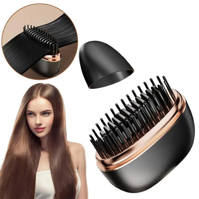 Cordless 2-in-1 Portable Ceramic Hair Straightener – Travel-Ready Dual-Function