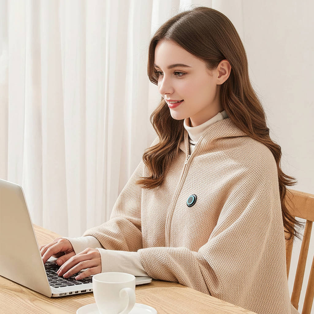 Cozy on-the-Go Portable Heated Shawl Blanket for Instant