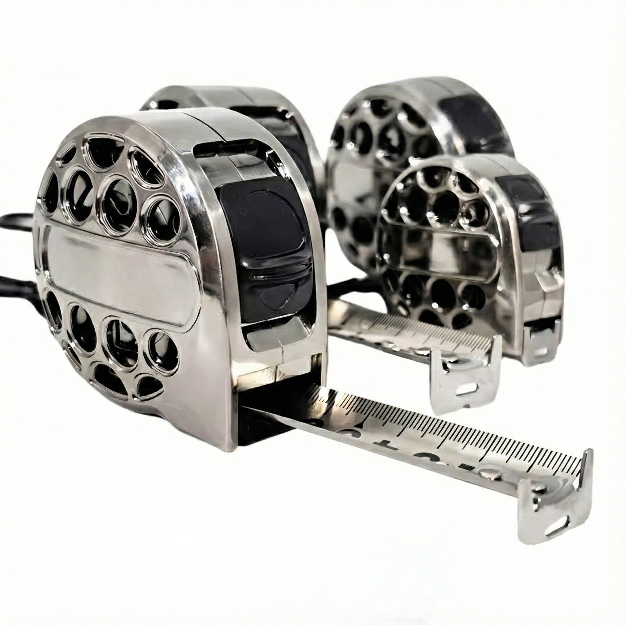 Exquisitely Carved Stainless Steel Measuring Tape