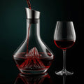 Crystal Glass Wine Decanter with Aerator