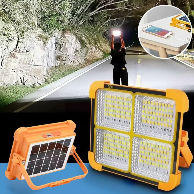 Solar-Powered Portable Camping Lantern