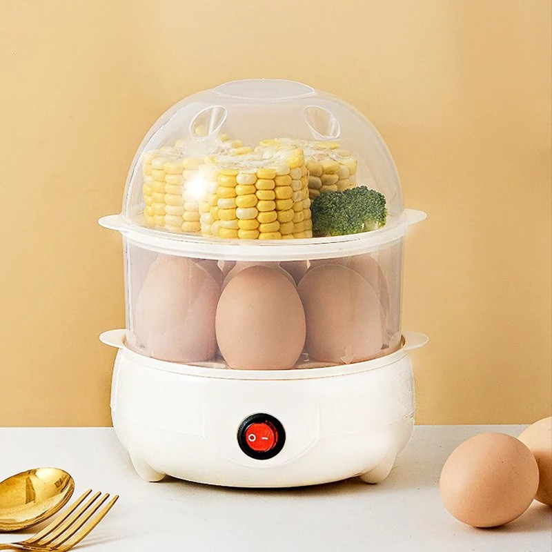 Two-Tier Multifunction Electric Egg Cooker