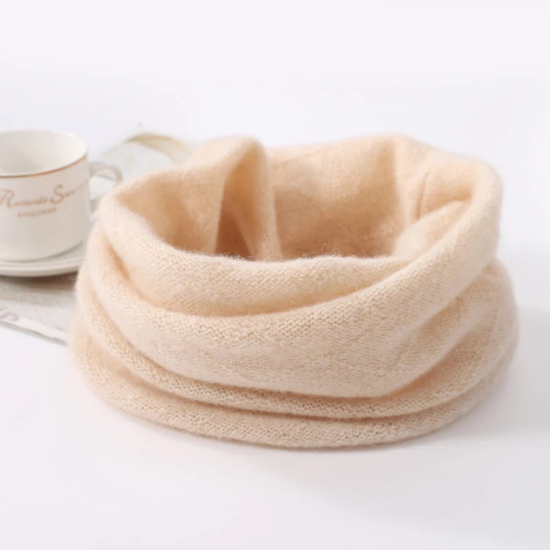 Merino Wool Face Mask & Winter Scarf Set