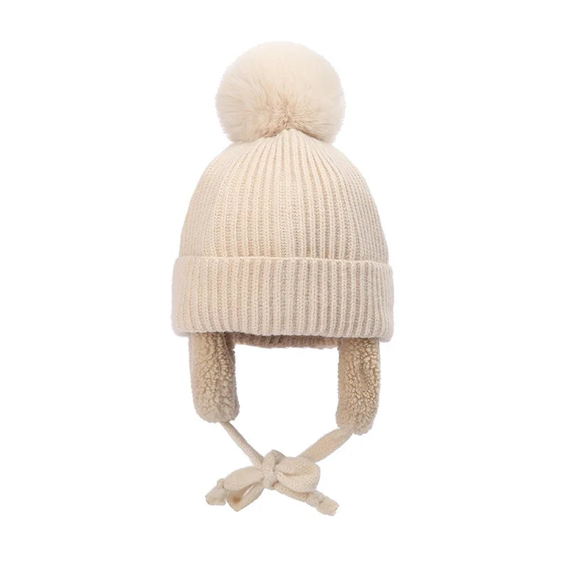 Cozy Kids' Knit Beanie with Earflaps