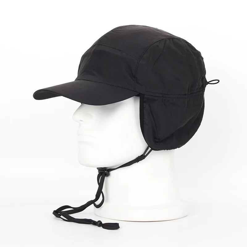 Cozy Winter Bomber Hat with Ear Flaps